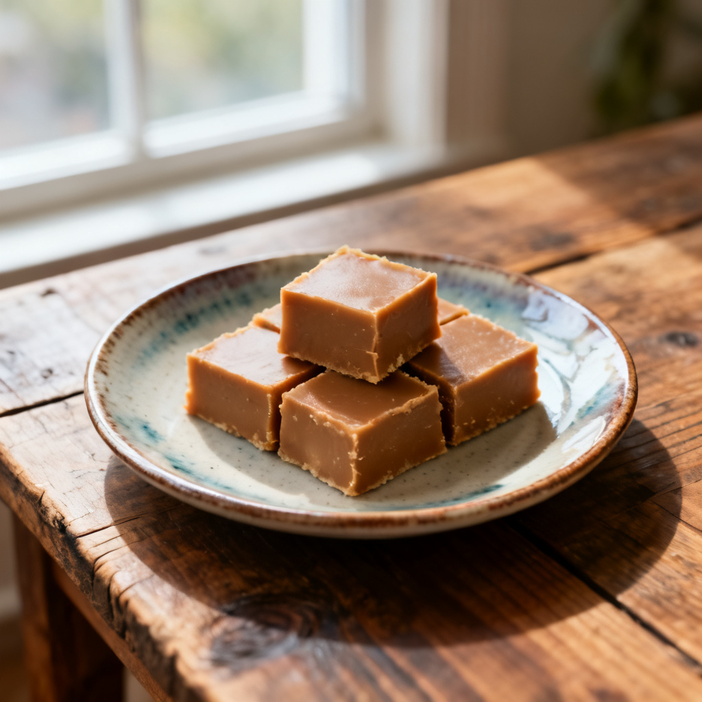 Jordnötsfudge
