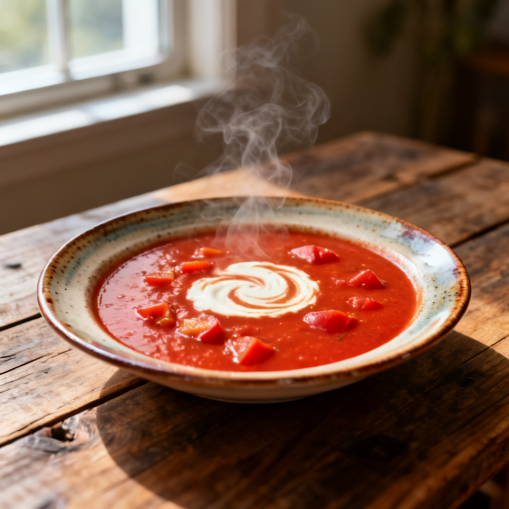 Krämig Tomatsoppa