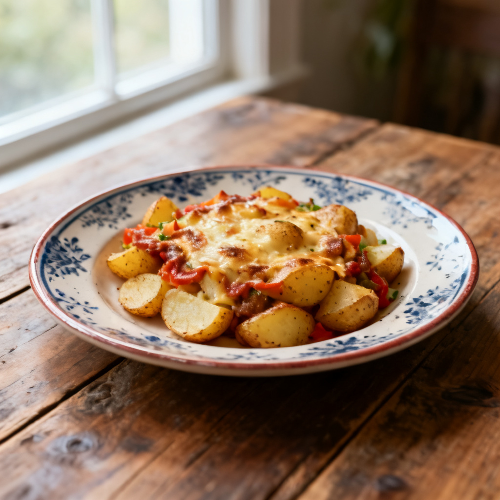 Dubbelugnsbakade potatisar
