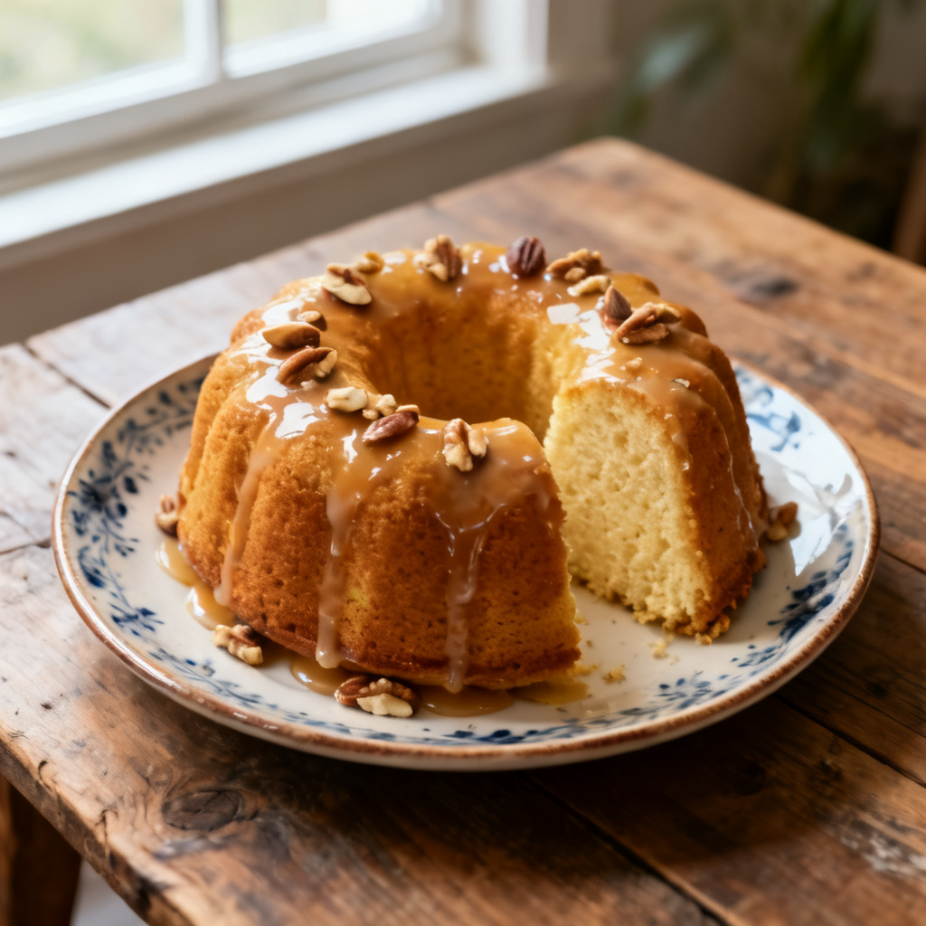 Fudgy Chokladbundt-kaka