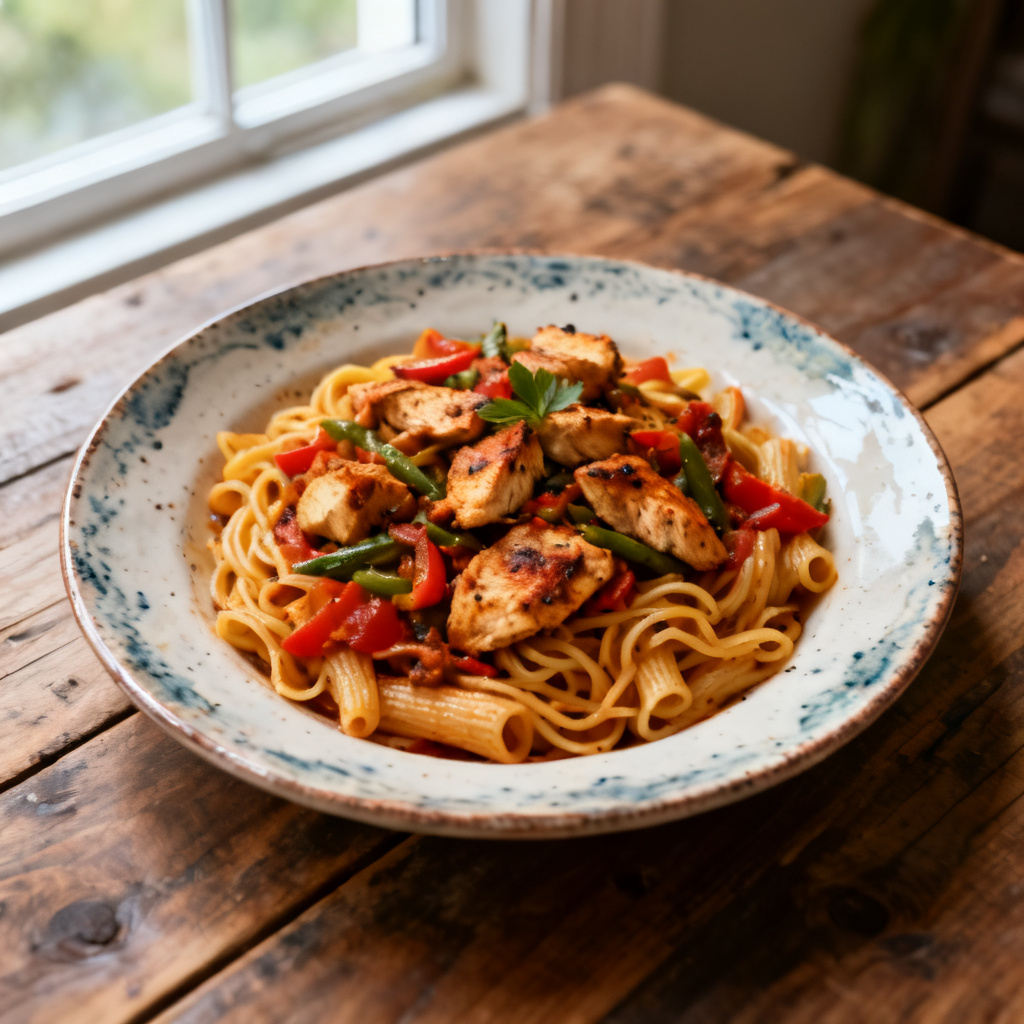 Cajun Chicken Pasta Recept