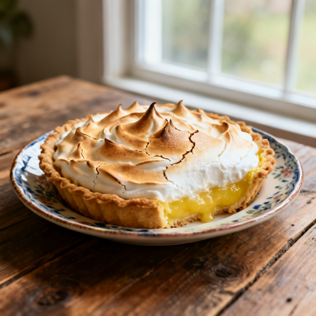 Lemon meringue-pie (Amerikansk citronpaj)
