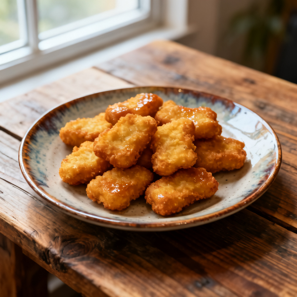 Svampnuggets i tortillas