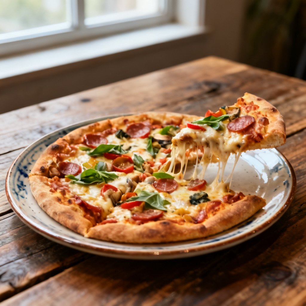 French Fry Cheese Pizza