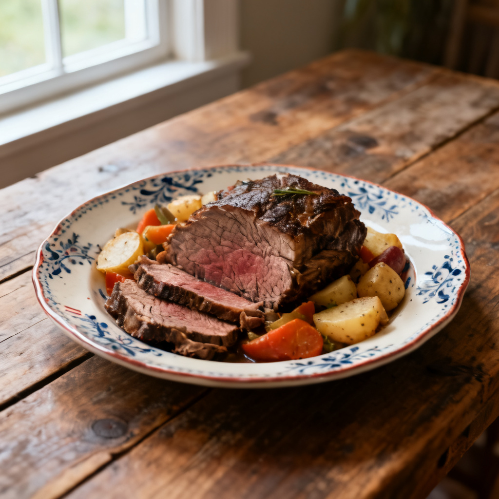 Tidig hemgång Pot Roast