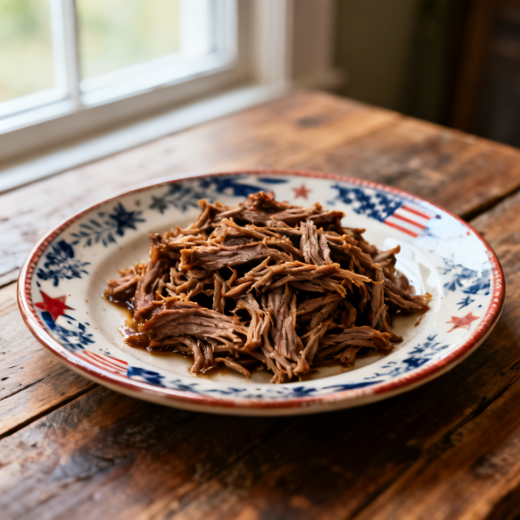Pulled Beef i tortillabröd