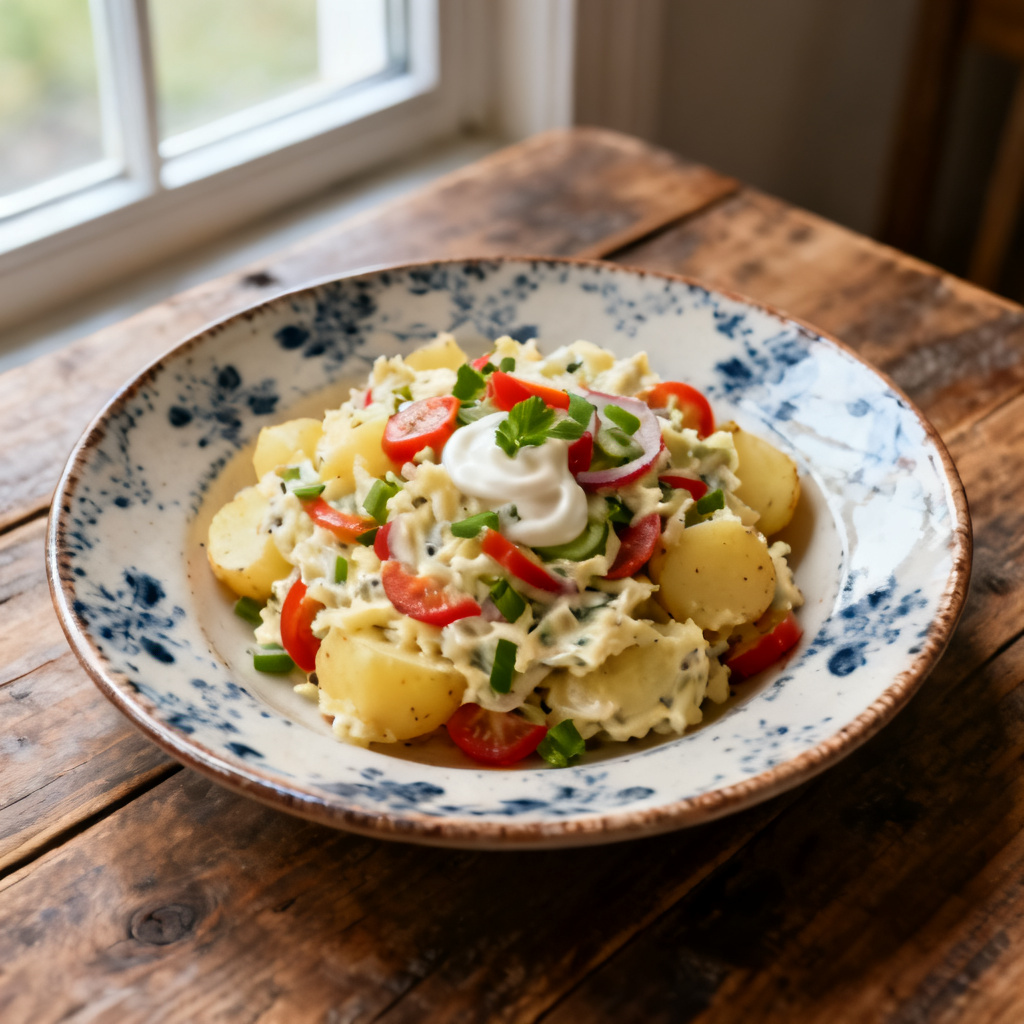Recept på Sötpotatissallad