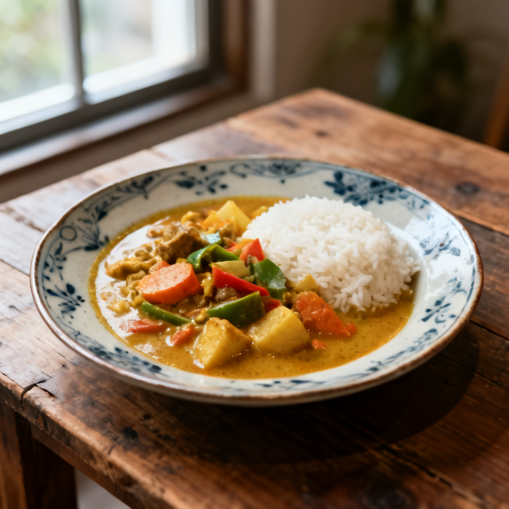 Roasted Red Kuri Coconut Curry Soup