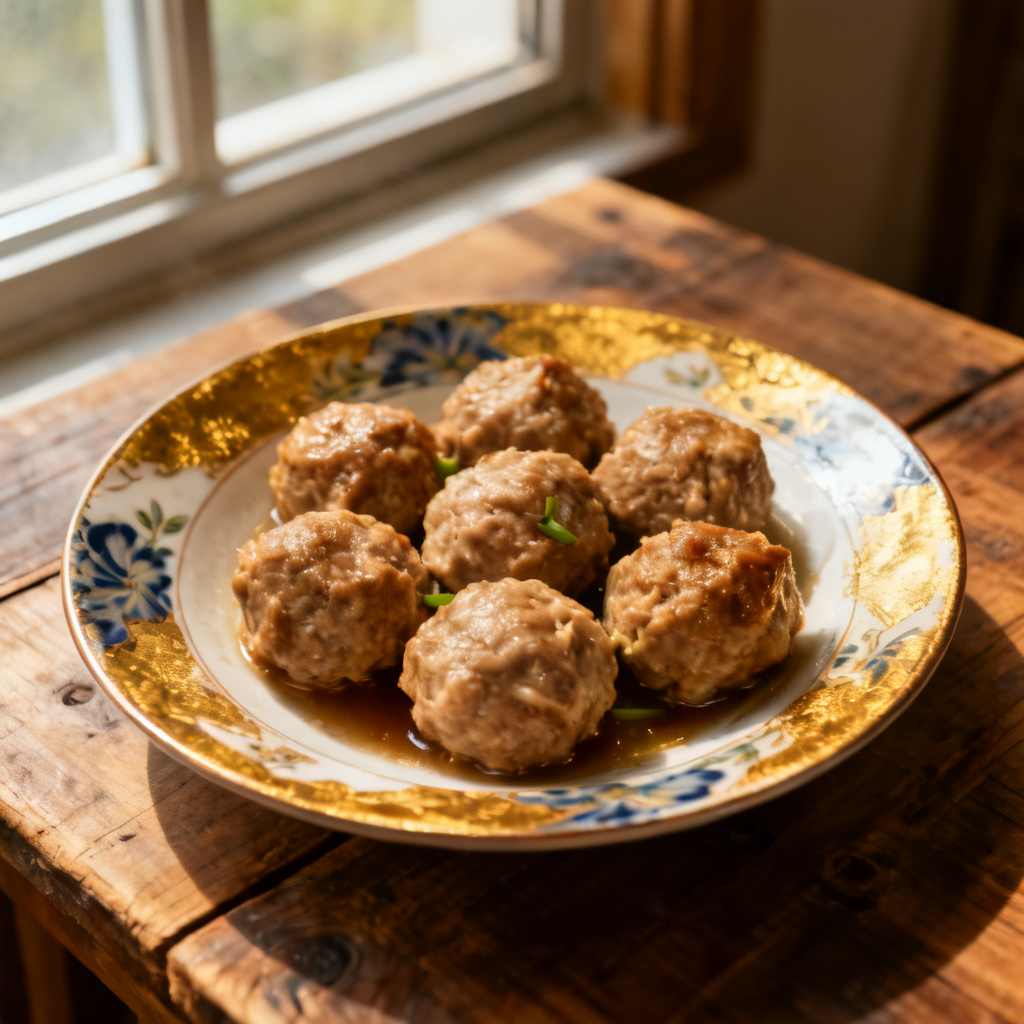 Asiatiska kycklingköttbullar