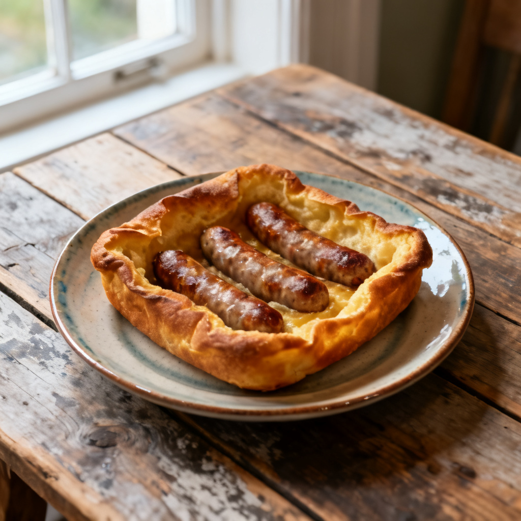 Korv och svamp Toad-in-a-Hole
