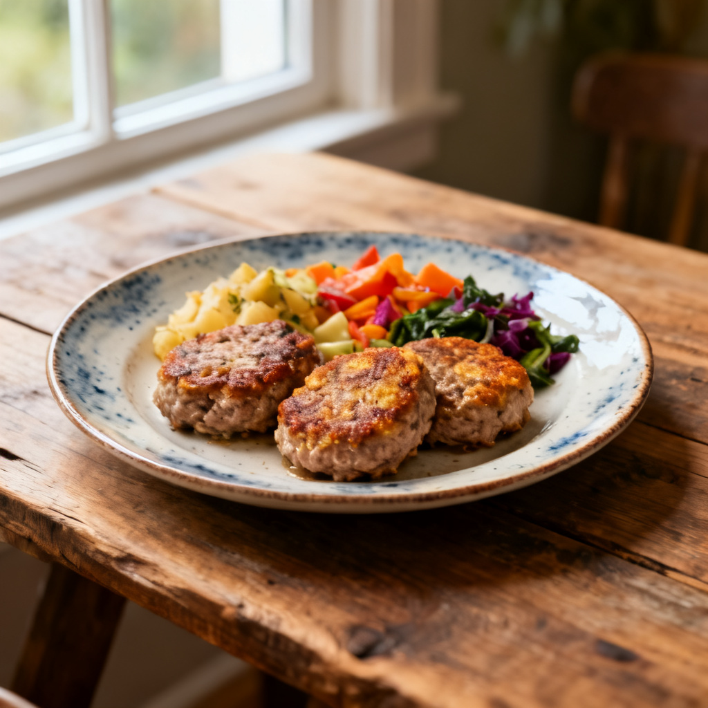Marinerade grillade lammkotletter med gräddig majs