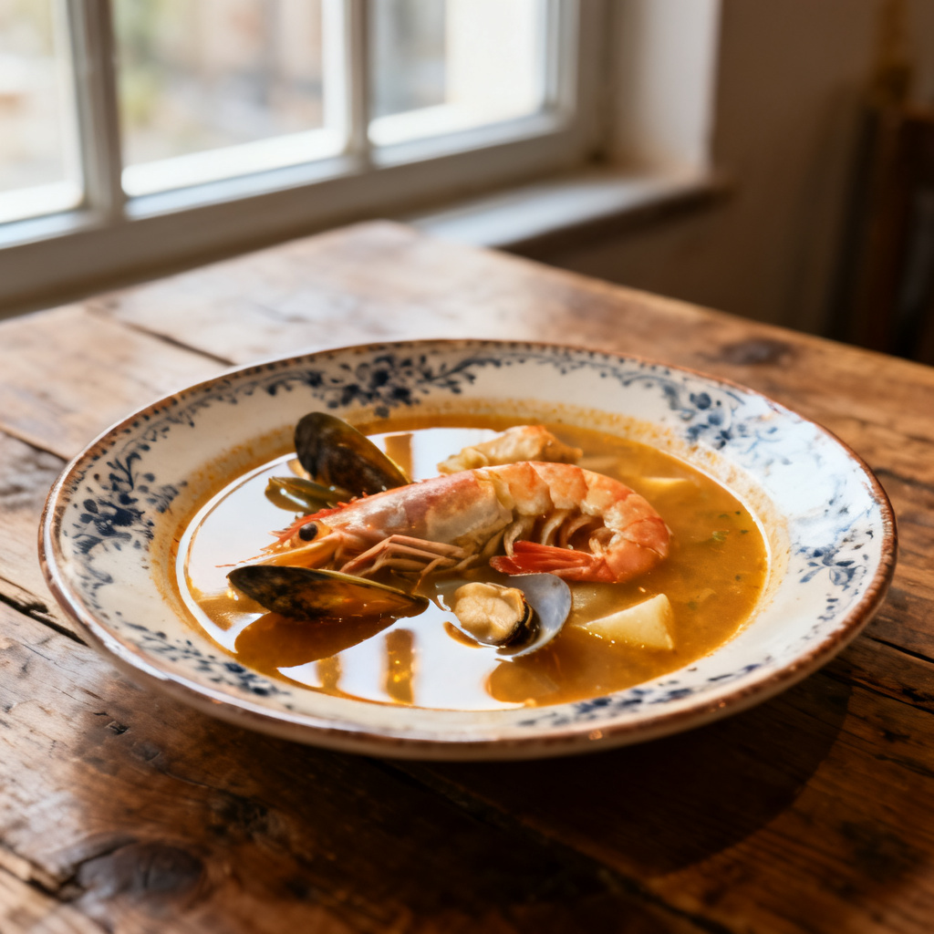 Fiskgryta med Rouille