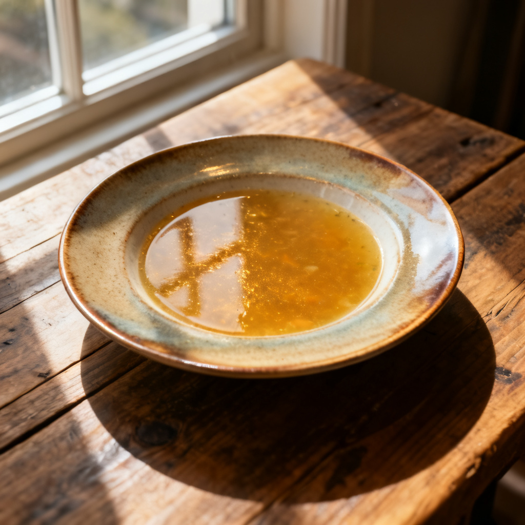 Viltconsommé med svampfyllda ravioli