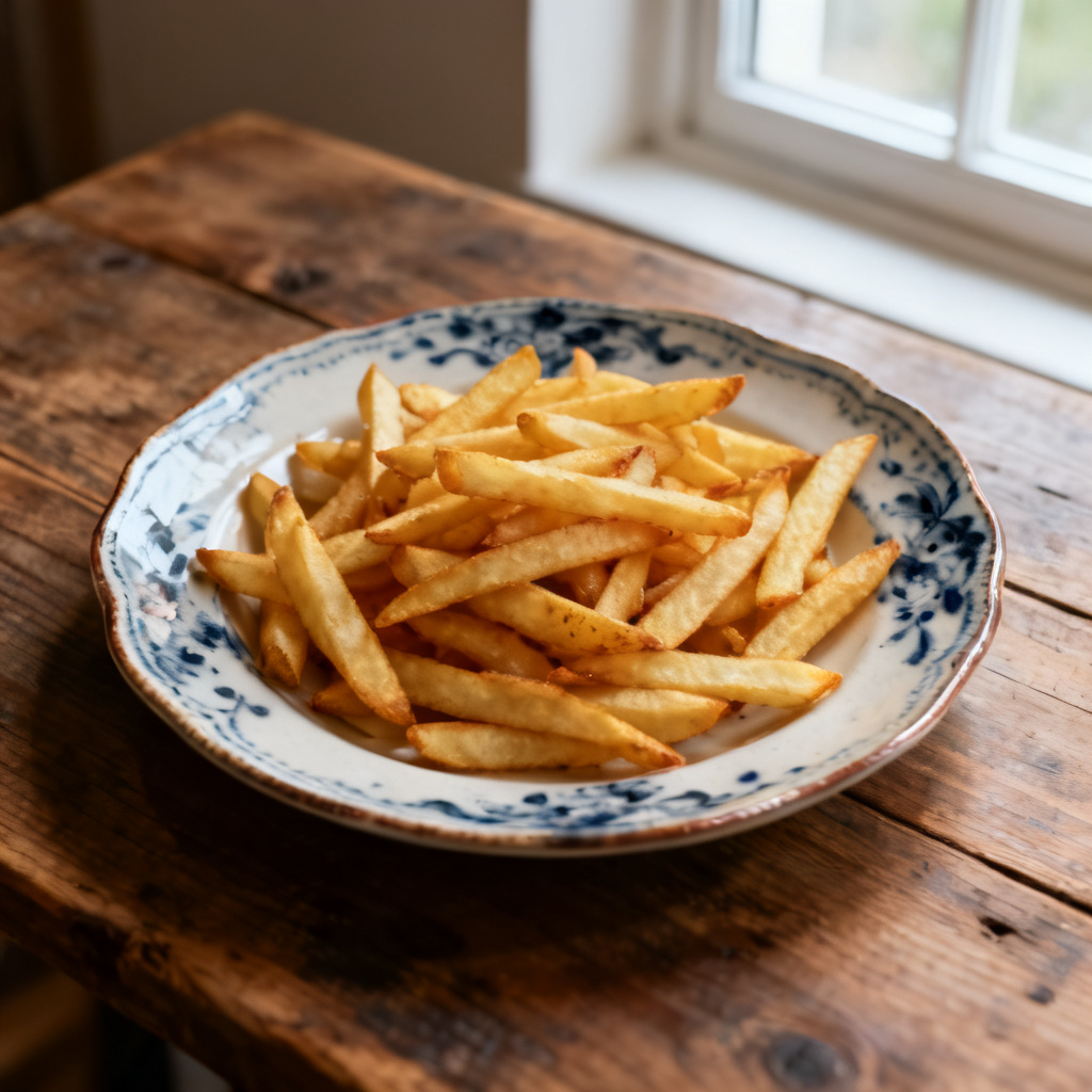Smala vitlöksparmesanfries
