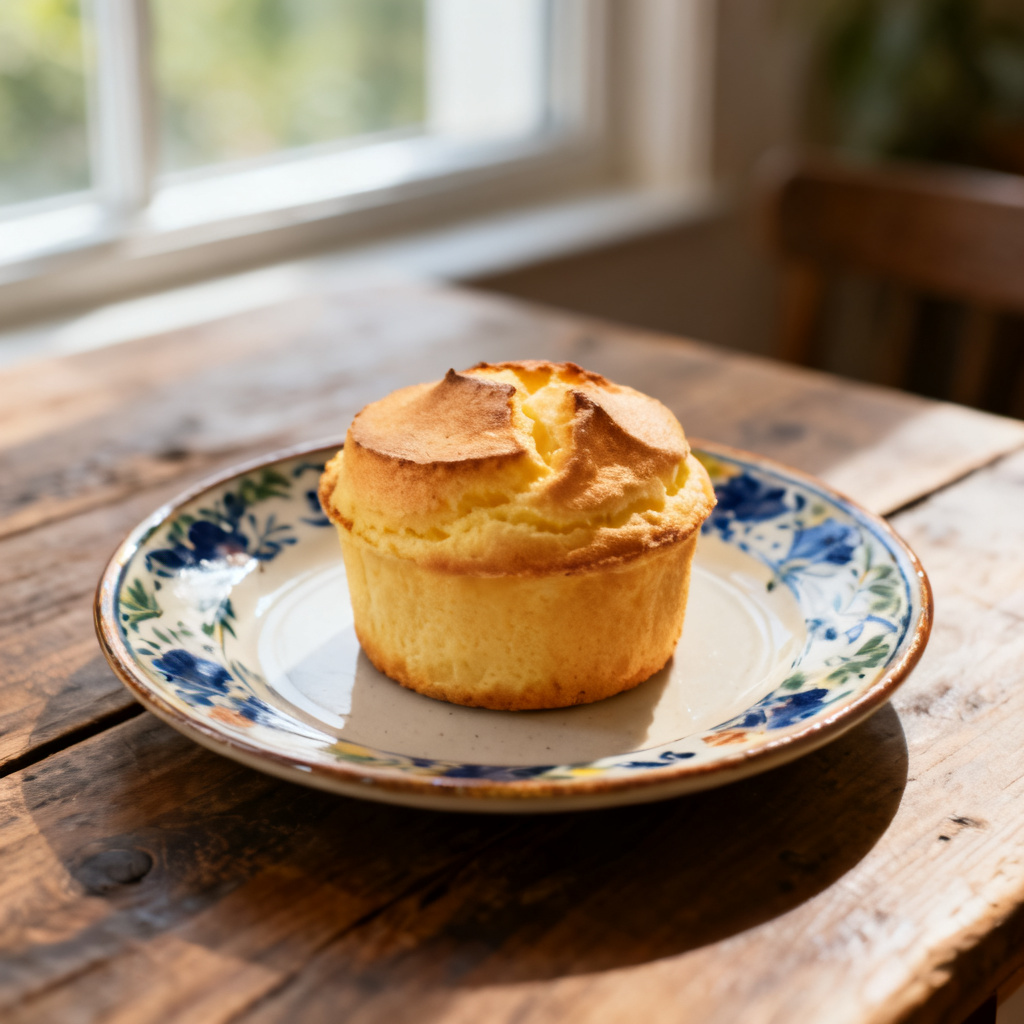 Osttallrikssoufflé & säsongsallad
