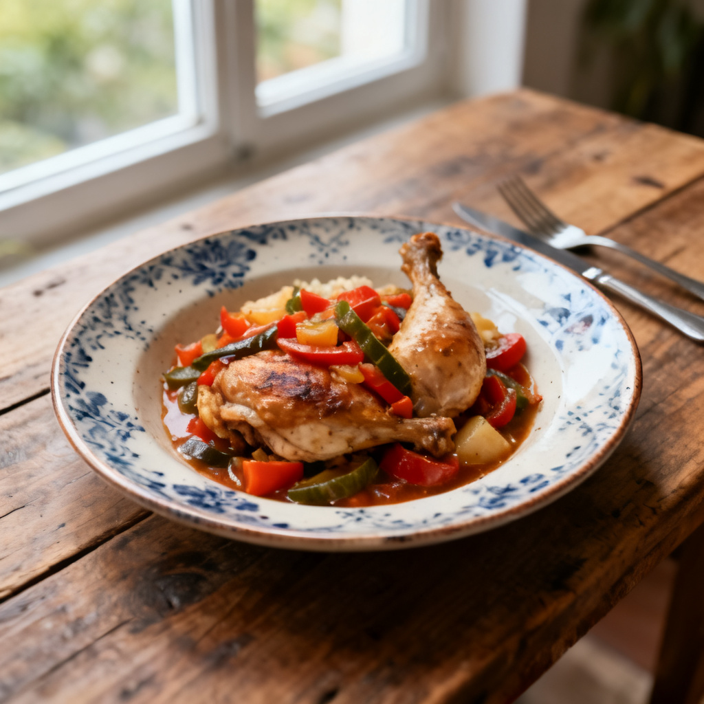Chicken Basquaise