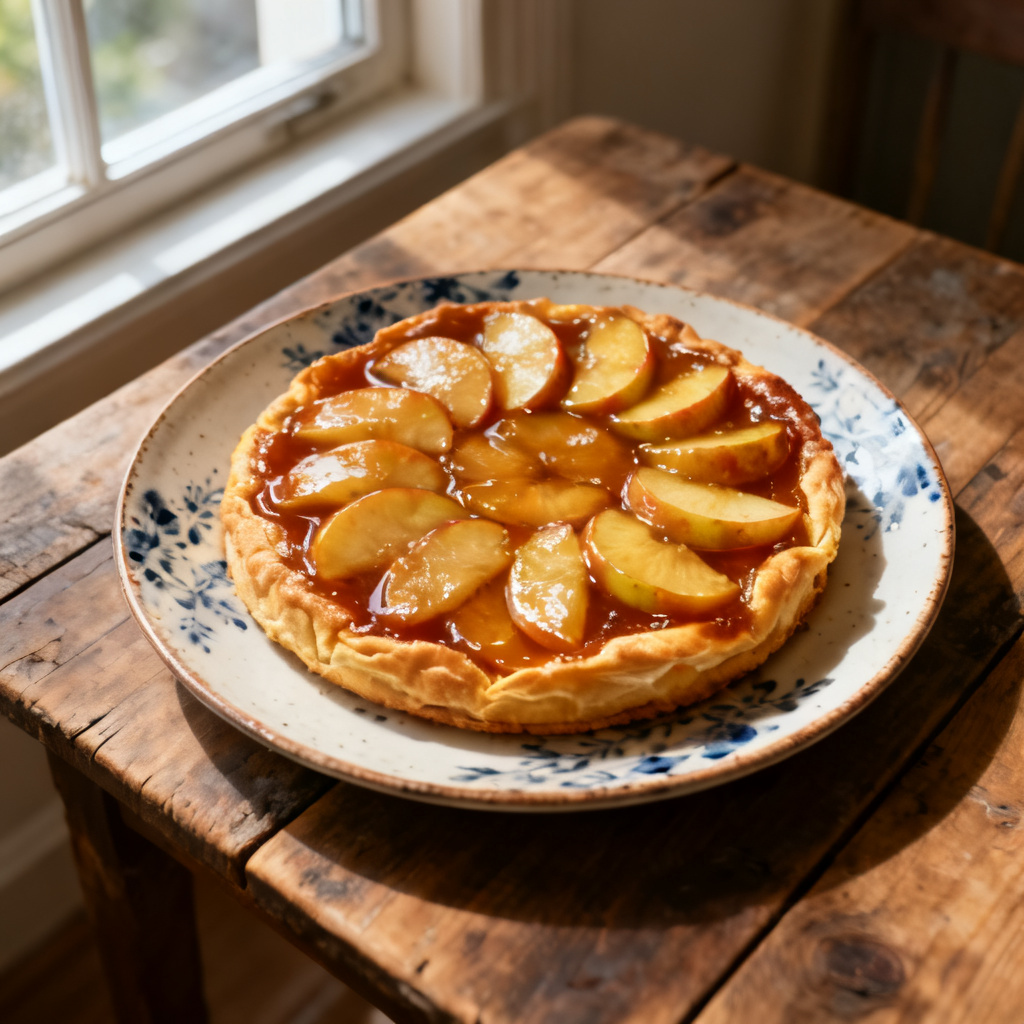 Banana tarte tatin