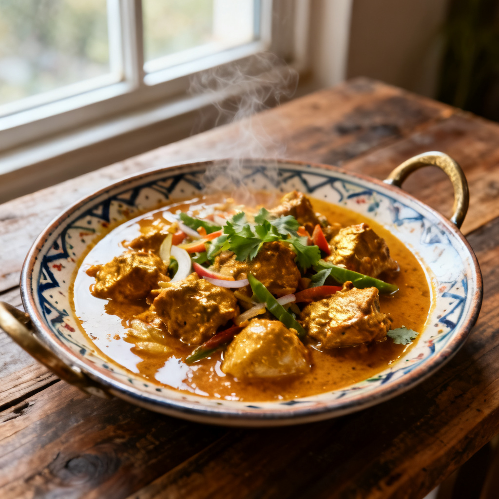 All-in-one lyxig lamm balti