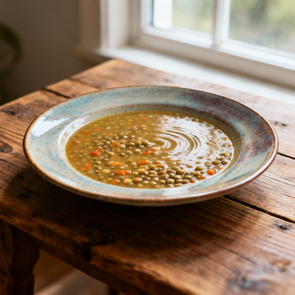 Miso linssoppa med kål