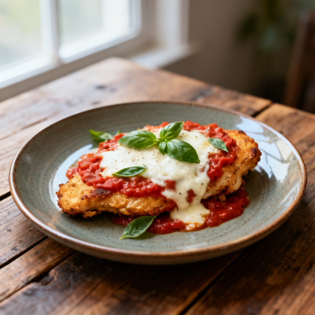 Skillet Chicken Parmesan Med Gnocchi