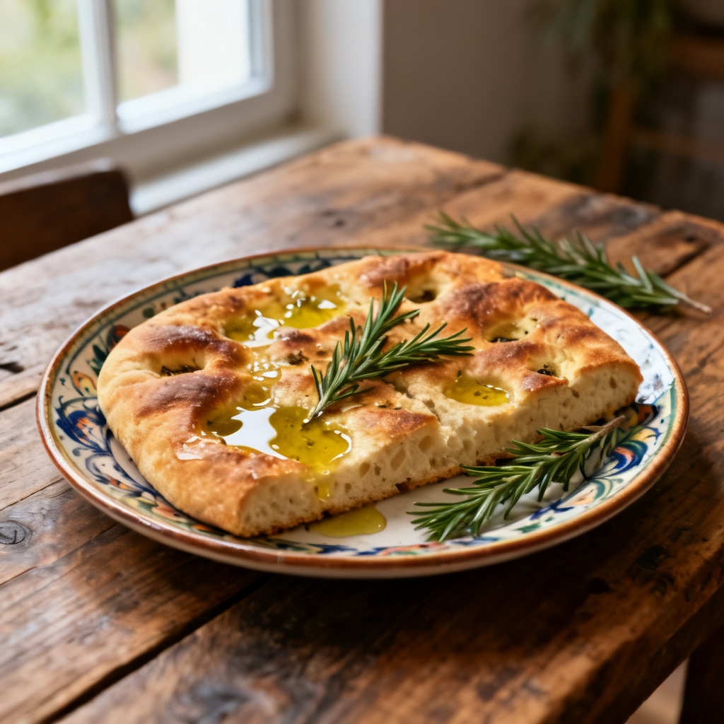 LCHF: Focaccia med parmesanost