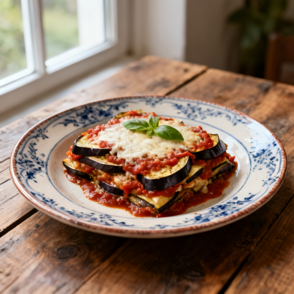 Jättezucchini parmesan