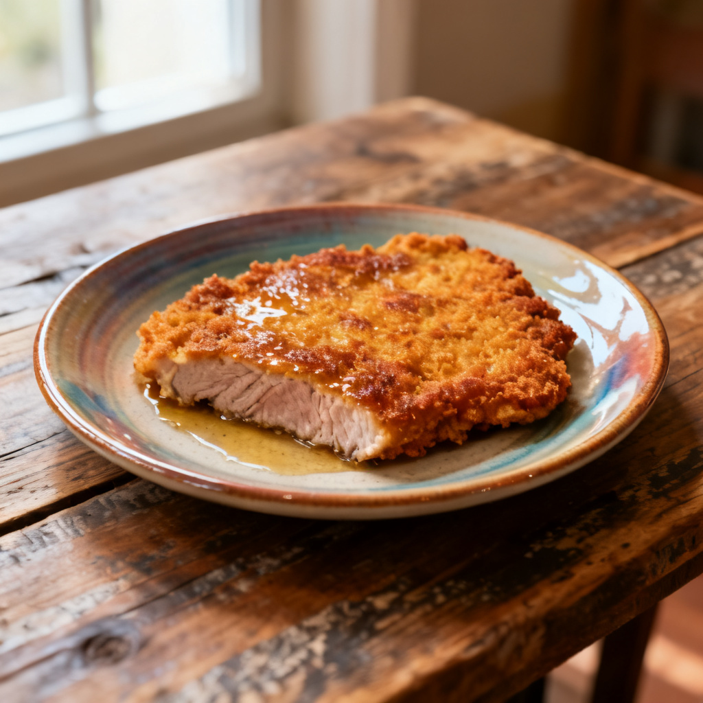 Flunder Milanese med Rucola och Tomater