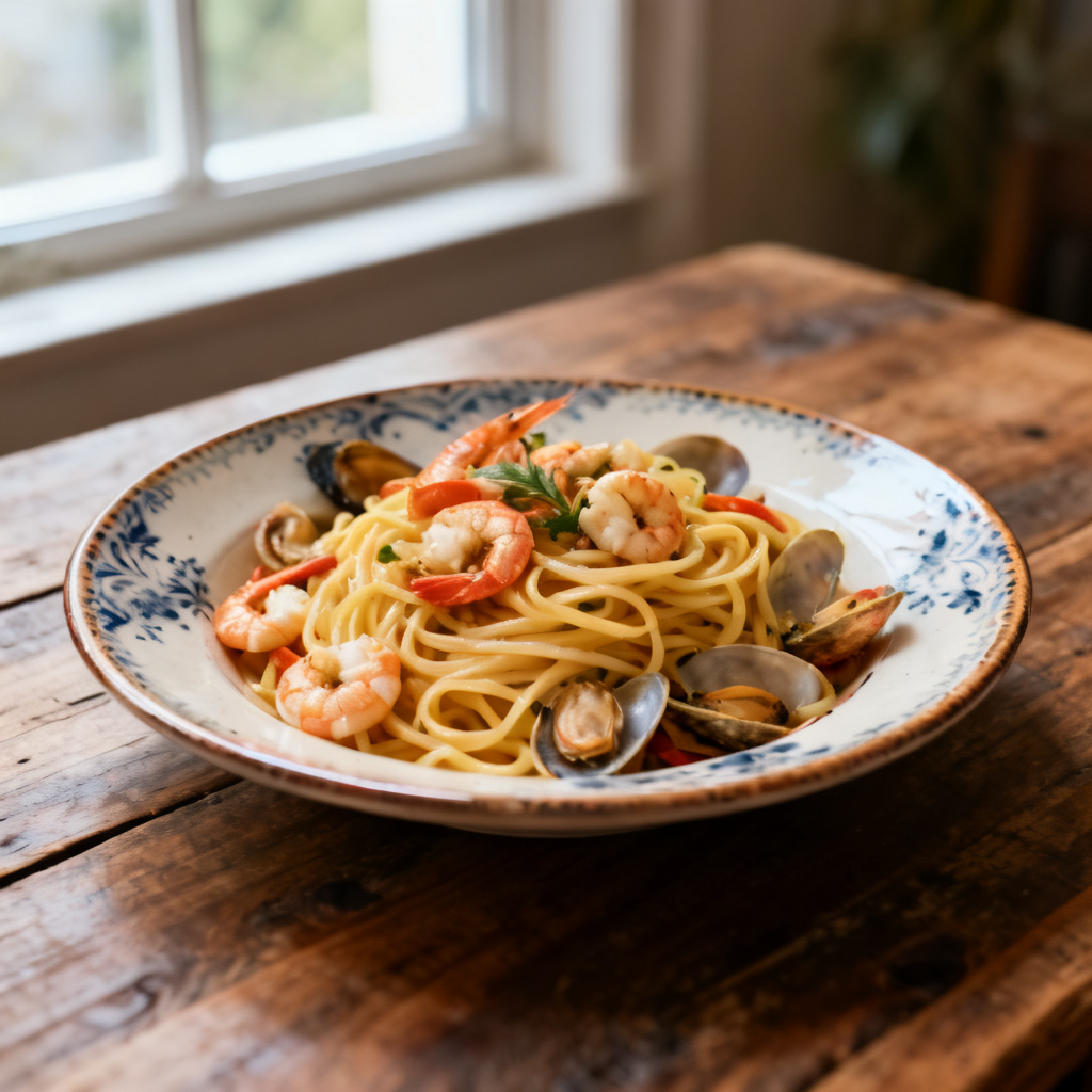 Pasta med musslor