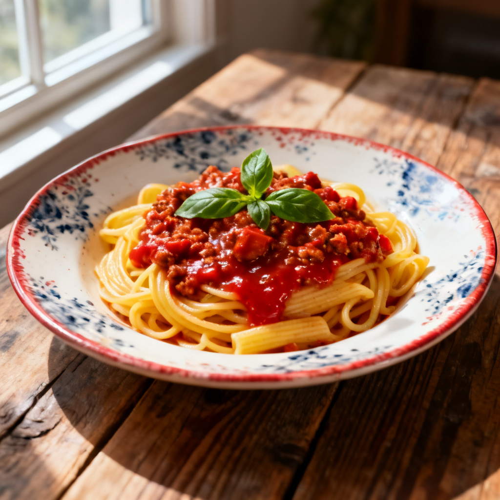 Pesto pasta med korvslantar