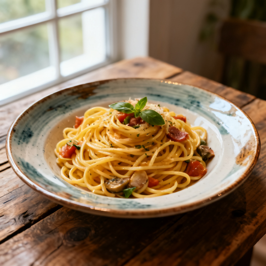 Stark korv och broccolipasta