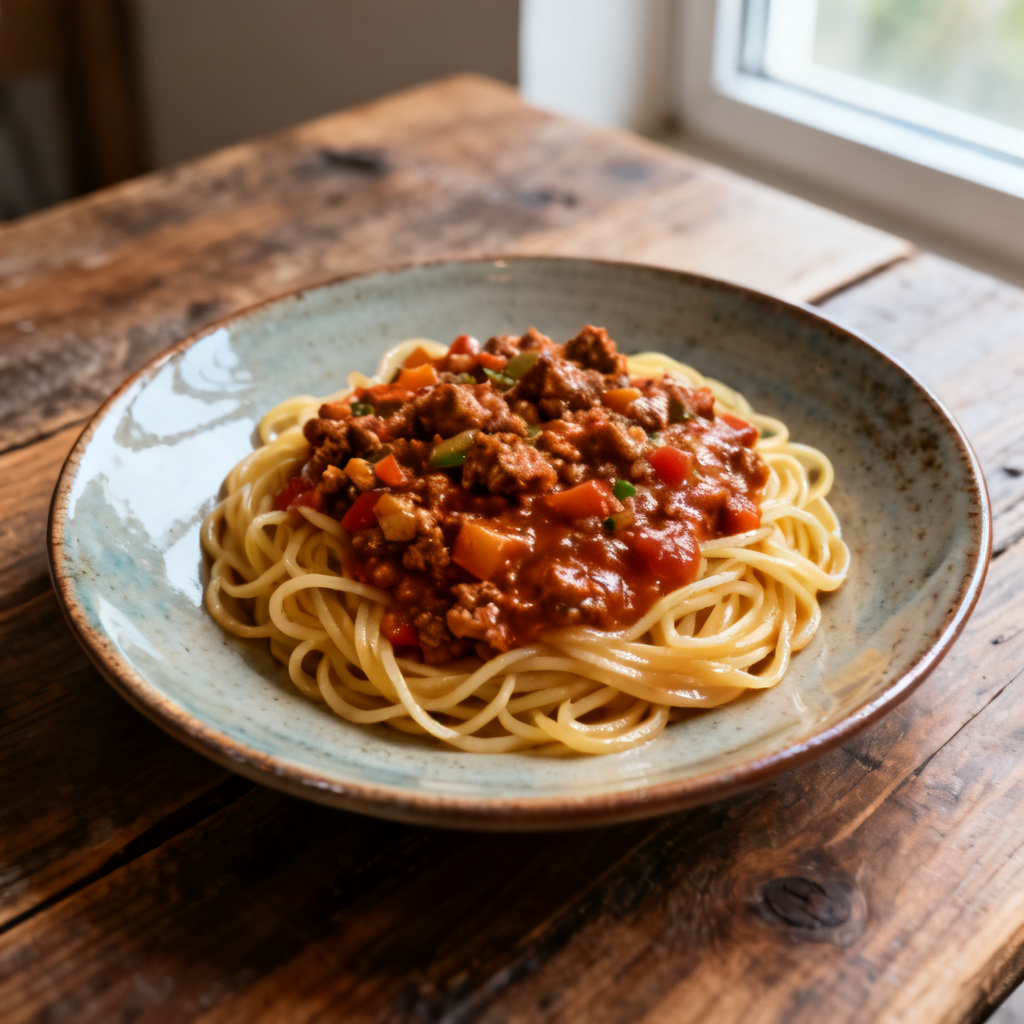Bolognese med kycklinglever