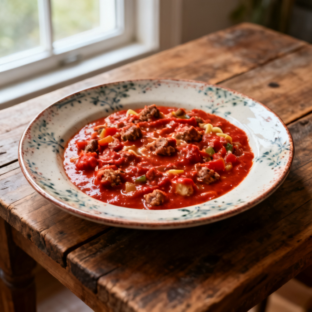 Chef Paul Prudhomme’s köttfärssås