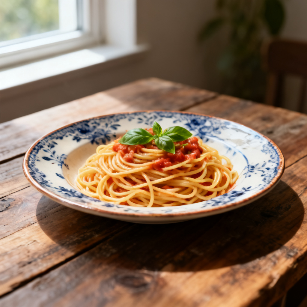 Spaghetti med spanska smaker
