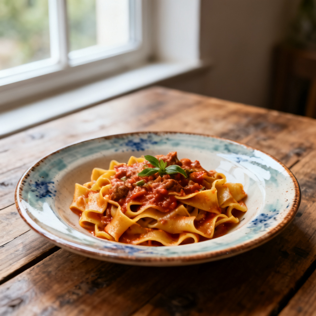 Krämig svamp-pasta