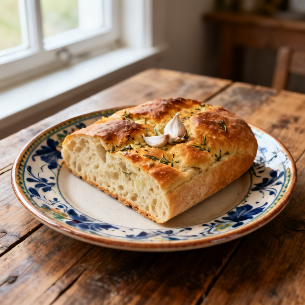 Vitlöksbröd med chilimajonnäs