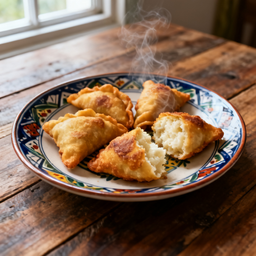 Jamaicanska friterade dumplings