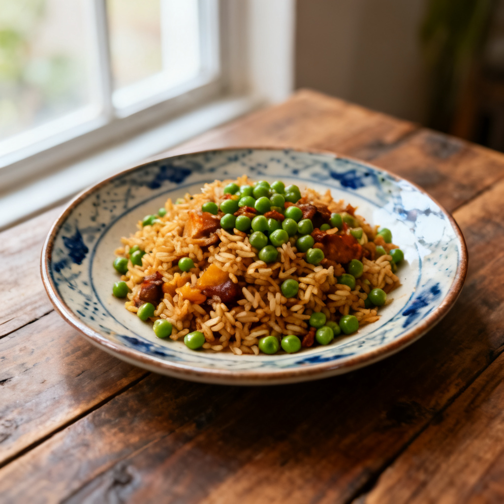 Jamaicansk Instant Pot-ris och bönor