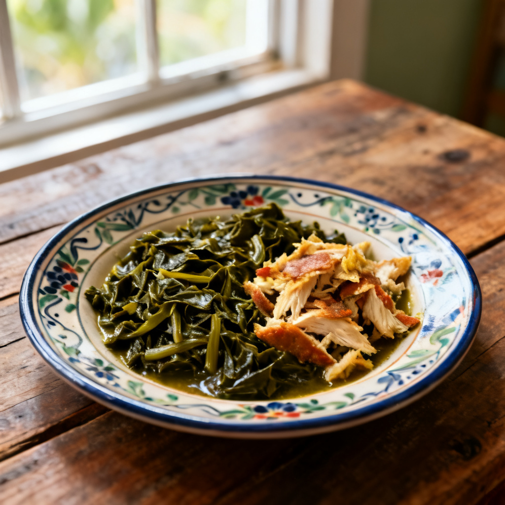 Callaloo and Salt Fish