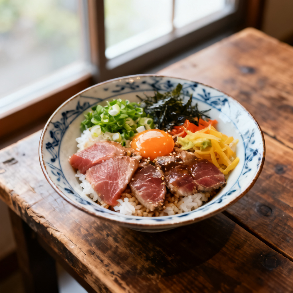 Donburi med lax