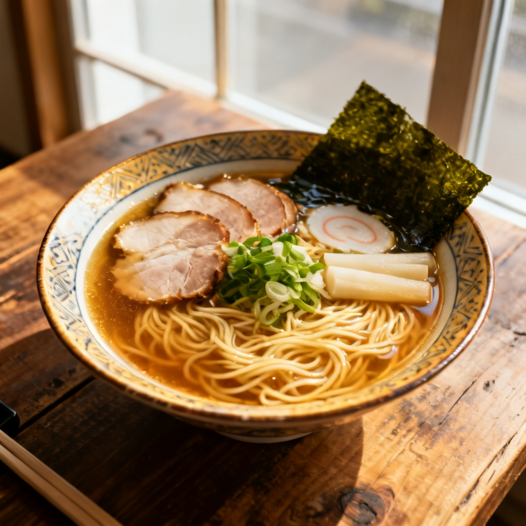 Crockpot Caramelized Pork Ramen Noodle Soup w/Curry Roasted Acorn Squash