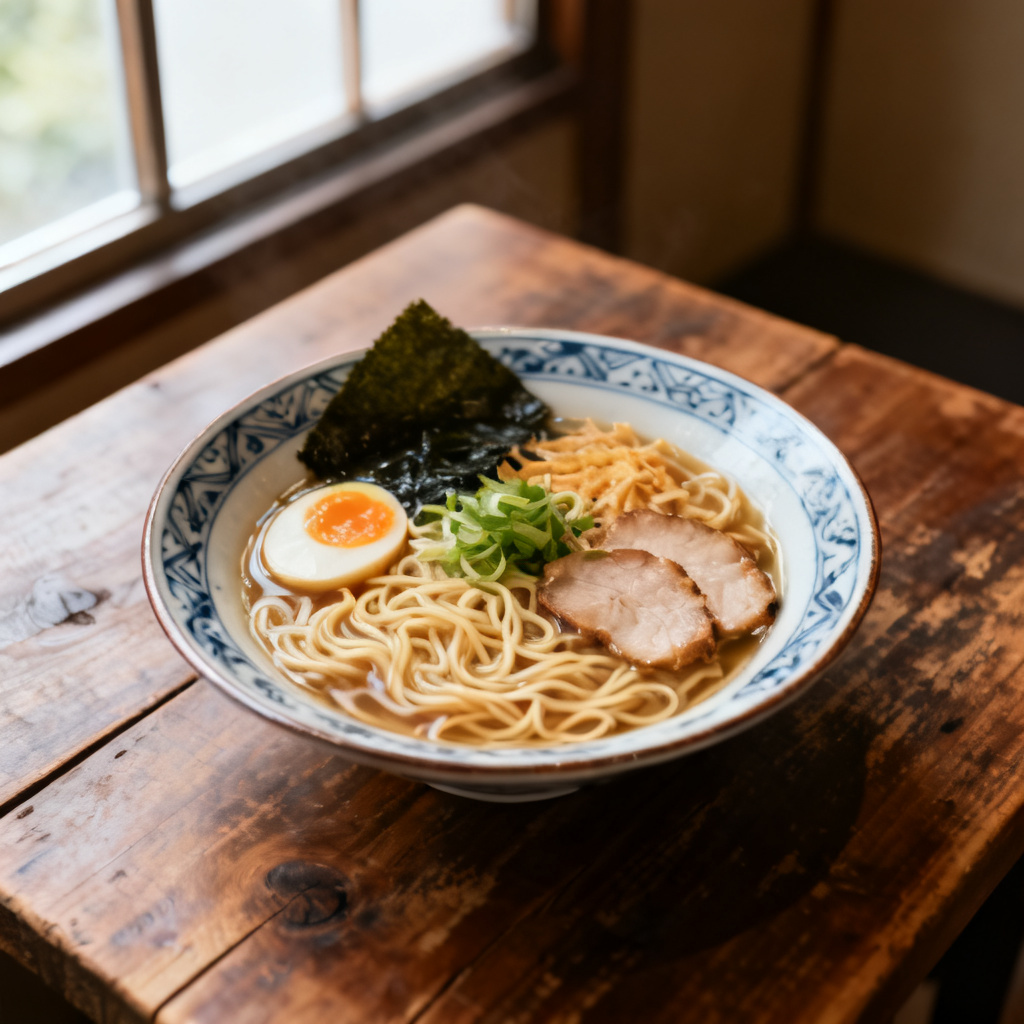 Ramen Noodles with Boiled Egg