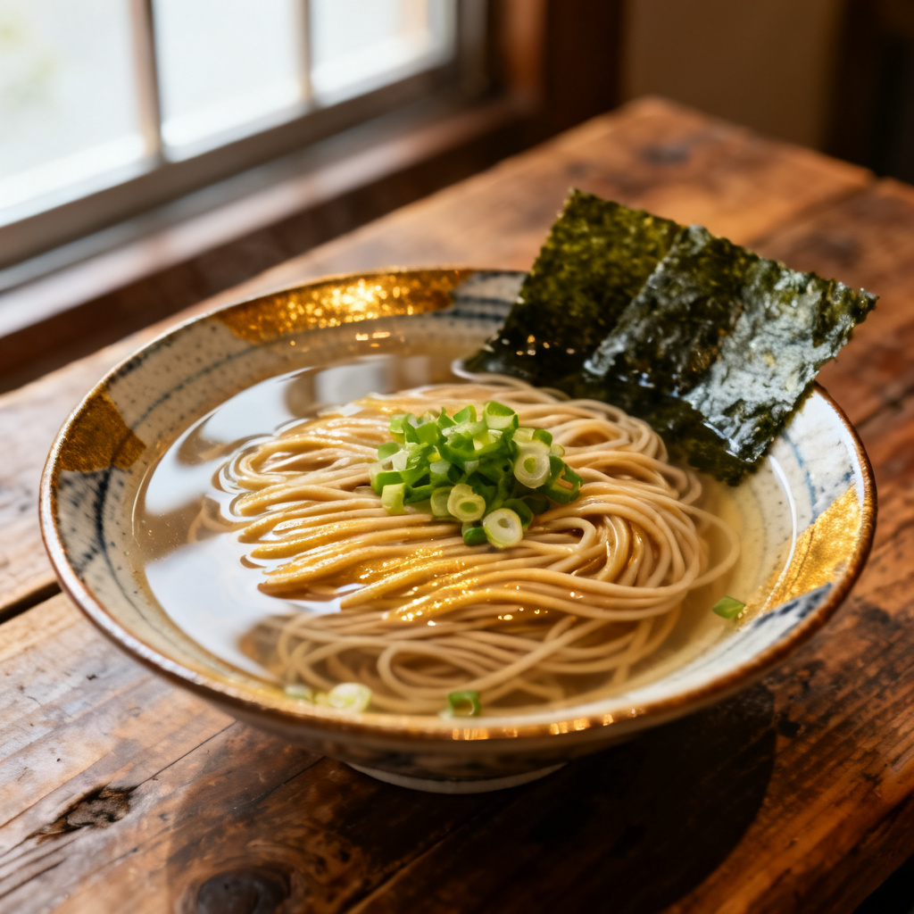 Fläsk och sparris soba