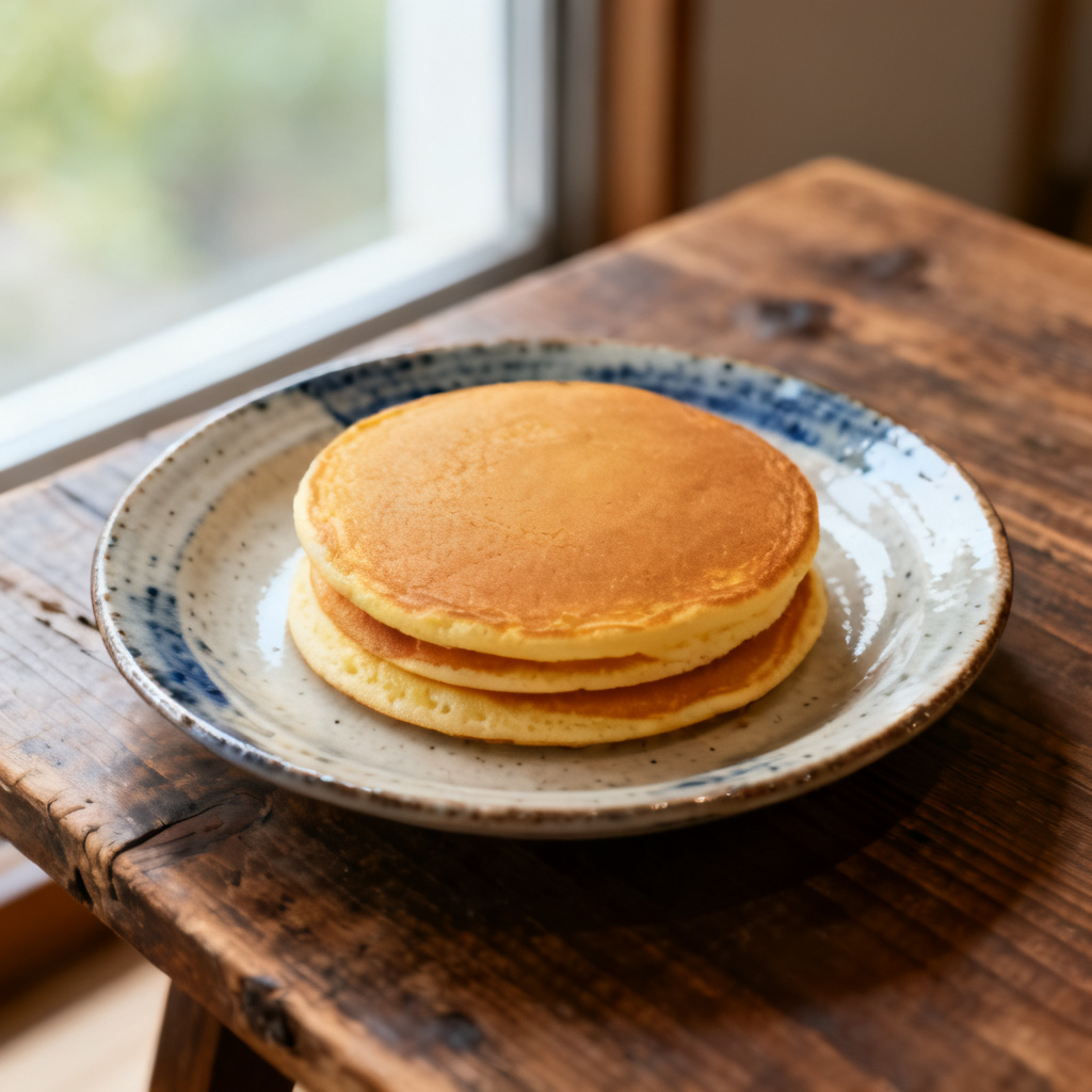 Fluffiga japanska soufflépannkakor