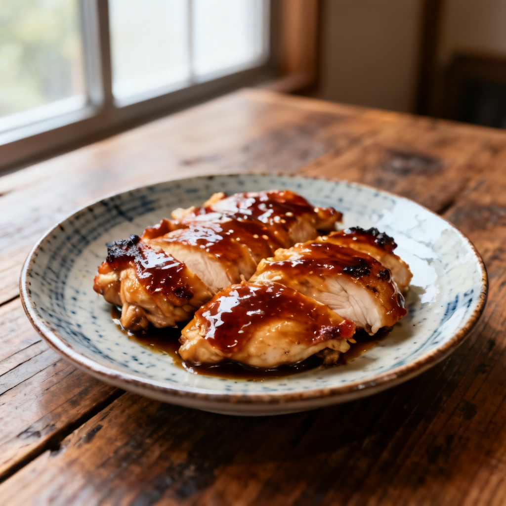 Teriyaki Chicken och sparrisstek
