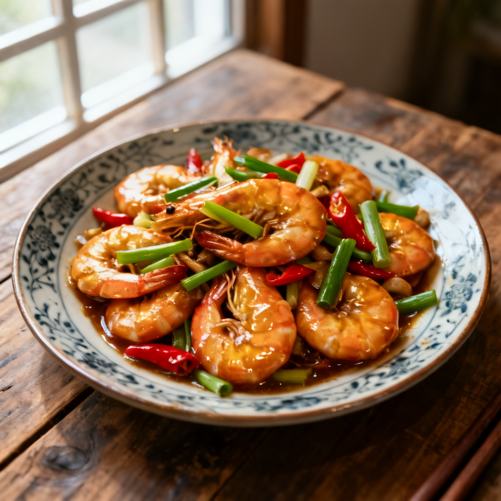 Kung Po Prawns