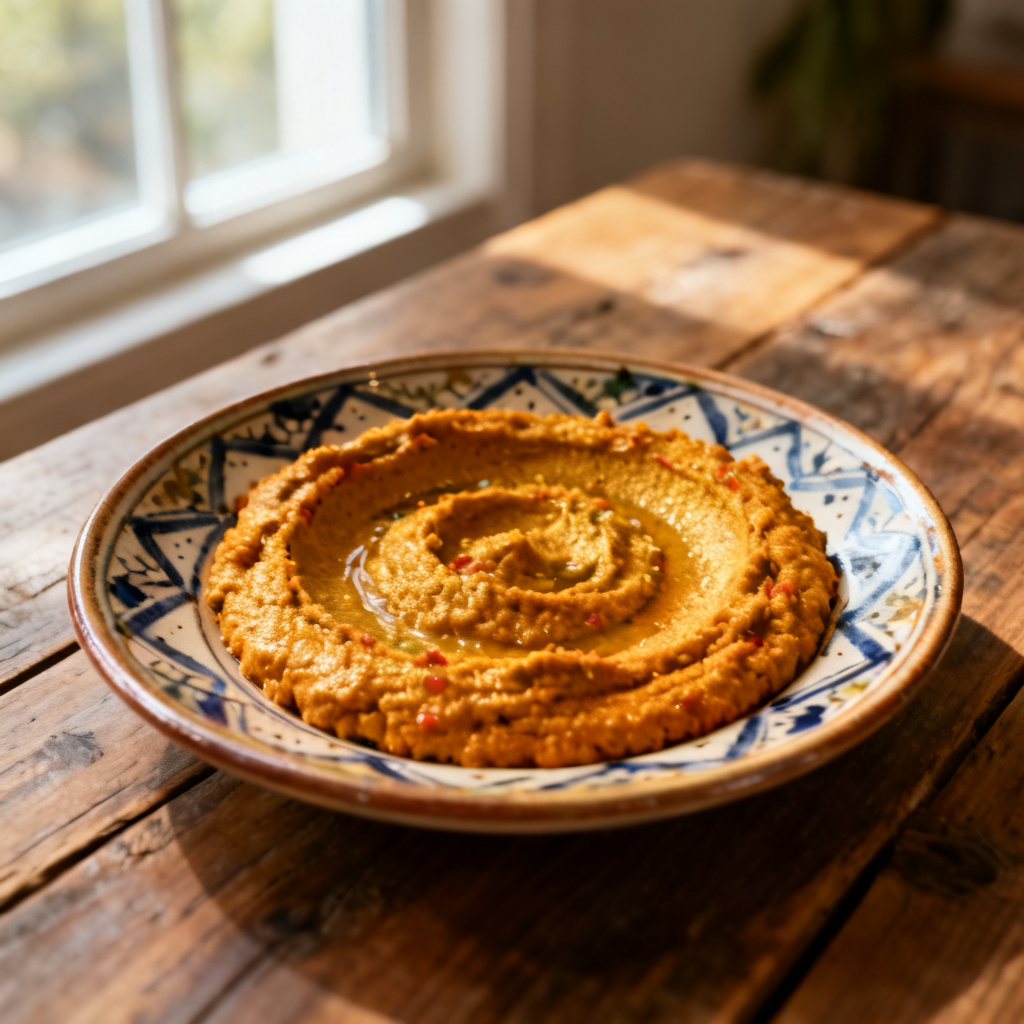 Muhammara (röd paprikadipp med valnötter)