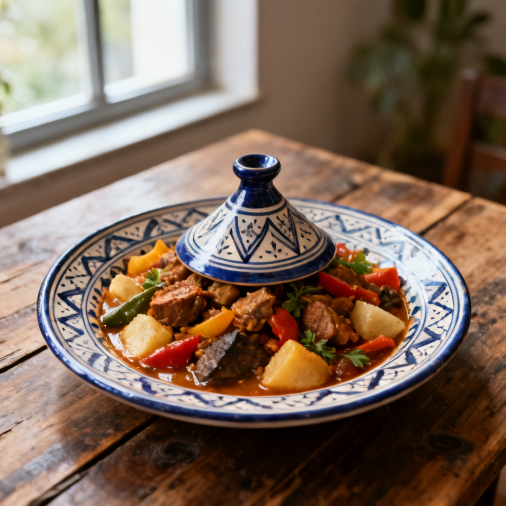 Markiz lammtagine med grönsaker