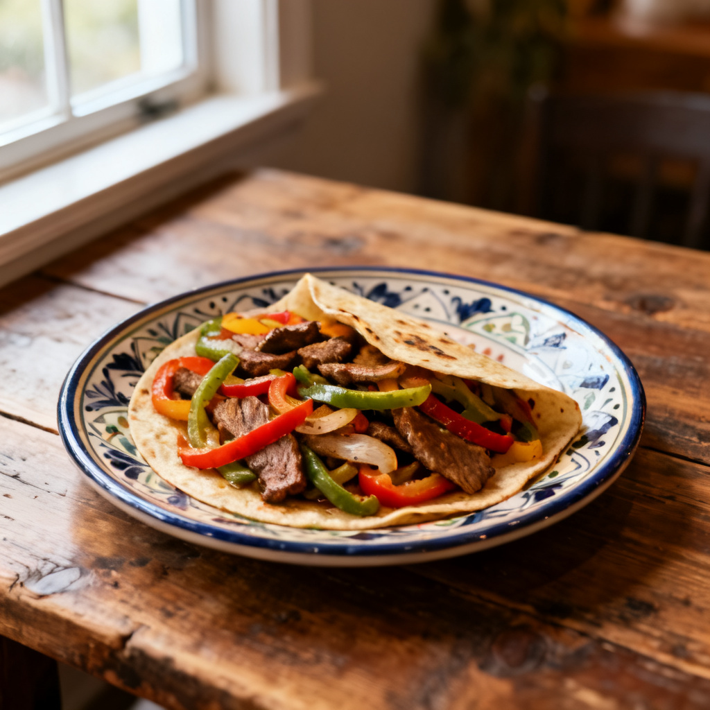 Kycklingfajitas med guacamole