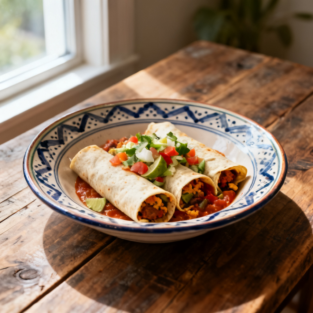 Kycklingburritoskål