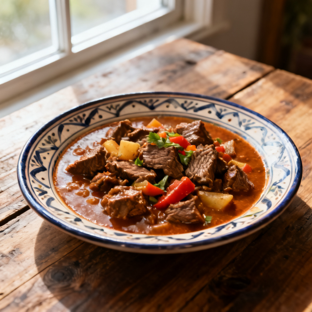 Crock Pot Carne Guisada (Latinisk Nötköttsgryta)